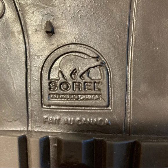 SOREL Sz 9 Kaufman Rubber Removable Felt Liner Lace-Up Boots - Picture 7 of 13